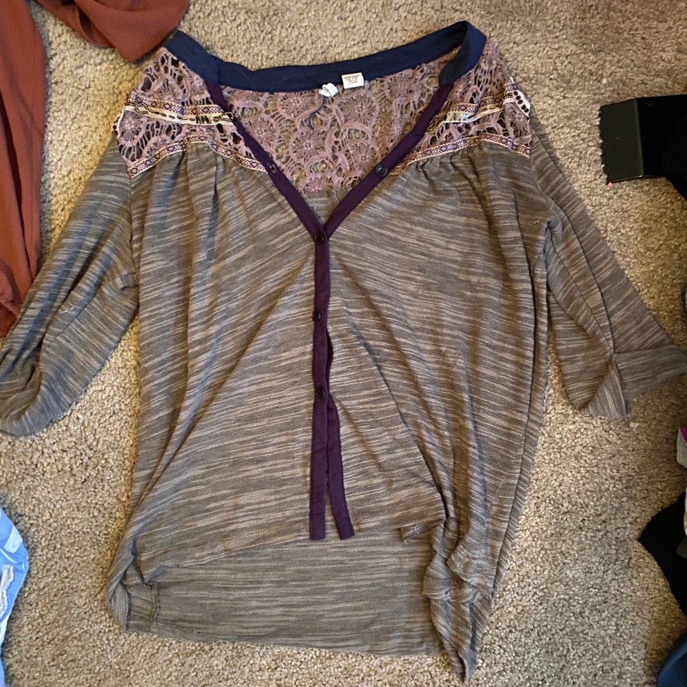 Boho layered top